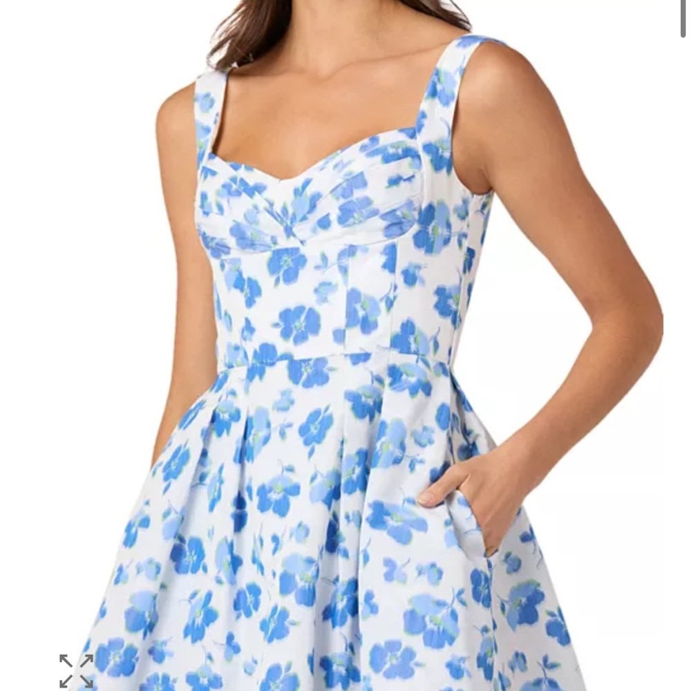 Shoshanna Ophelia Midi Dress NWT SIZE 6 - Picture 2 of 12
